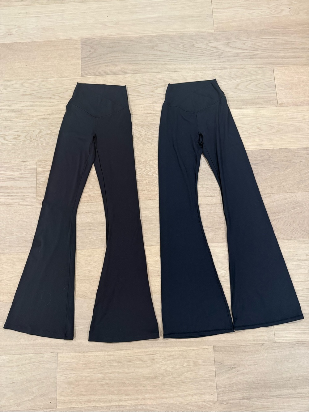 American Eagle Outfitters Black High-Waist Flare Pants